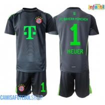 Camisa de time de futebol Bayern Munich Manuel Neuer #1 Goleiro Replicas 2º Equipamento Infantil 2025-26 Manga Curta (+ Calças curtas)